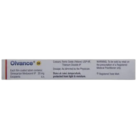 olvance 20mg tablet 10's